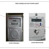 Na liczniku indukcyjnym numer znajduje się w czerwonej ramce. Na elektronicznym, gdzie znajdę numer licznika Energa, jest wskazany czerwoną strzałką.
