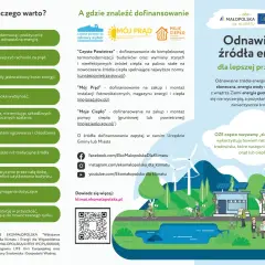 OZE to odnawialne źródła energii, które są ekologiczne i ekonomiczne. Zapewniają czyste powietrze i niższe rachunki.