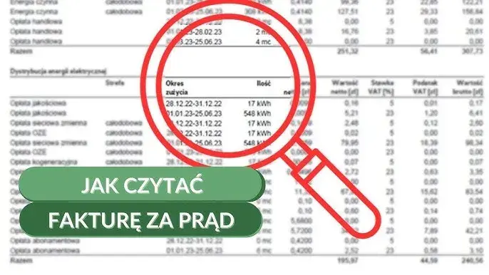 Jak czytać rachunek za prąd Energa – numer licznika na fakturze