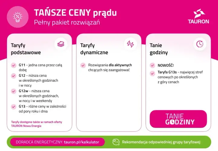 Taryfa weekendowa PGE i inne opcje: podstawowe, dynamiczne i tanie godziny. Wybierz najlepszą dla siebie.
