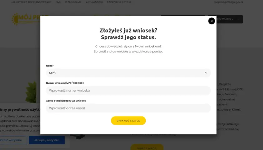 Jak sprawdzić status wniosku o dofinansowanie fotowoltaiki bez stresu