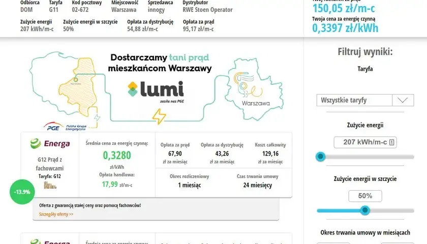 Oto porównanie cen prądu od dostawców w Krakowie. Gdzie taniej?