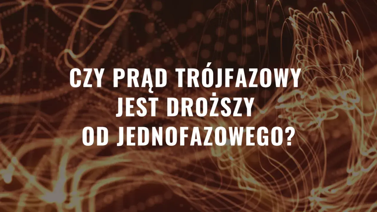 Czy prąd trójfazowy jest droższy od jednofazowego? Pytanie o koszty energii elektrycznej na tle abstrakcyjnych, świetlistych linii.